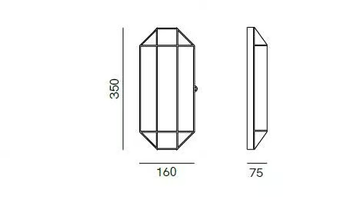 RILEGATO 401.00.80 - Brass and glass wall light by Il Fanale - view 3